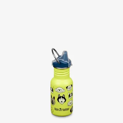 Sticla din otel pentru copii Kid Classic Narrow 355 ml cu capac sippy Dogs