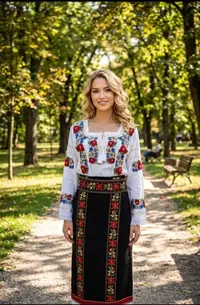 Catrinta si brau traditionala Suzana