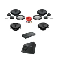 Pachet difuzoare auto cu subwoofer Renault Clio IV facelift 2016 - 2019 Audison Prima 1000 W