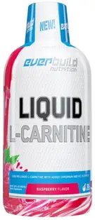 Liquid L-Carnitine + Chromium, zmeură, 450 ml, Everbuild