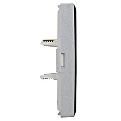 Placă frontală dimmer cu tastă, argintiu