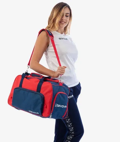 Geanta Sport Givova Palestra Navy-rosu Rosu