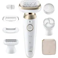 Braun Silk-épil 9 9-060 3D epilator cu cap complet flexibil pentru depilare umedă și uscată 1 buc