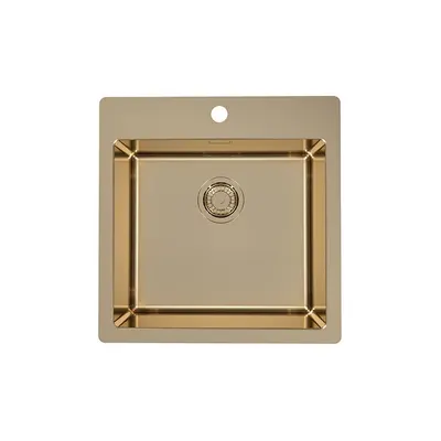 Chiuveta bucatarie patrata culoare bronz Alveus Monarch Pure 30