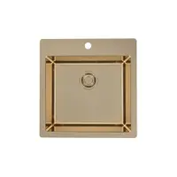 Chiuveta bucatarie patrata culoare bronz Alveus Monarch Pure 30