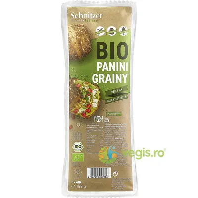 Chifle Panini cu Seminte fara Gluten Ecologice/Bio 188g