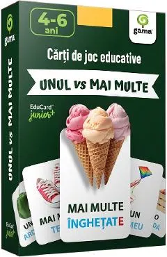 Unul vs mai multe. Carti de joc educative