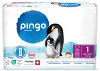 Scutece bebelusi Pingo Ultrasoft - New Born, mărimea 1, 2-5 kg, 27 buc.