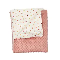 Patura Minky 100x80 cm roz Twins