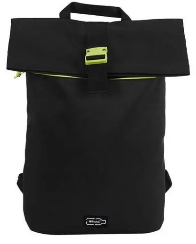 Ghiozdan I-Total RPET - Negru cu galben, 26 l