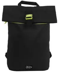 Ghiozdan I-Total RPET - Negru cu galben, 26 l