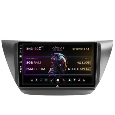 Navigatie Mitsubishi Lancer (2003-2007), Android, Z-Octacore 8GB RAM + 256GB ROM, 9 Inch - AD-BGZ9008+AD-BGRKIT282