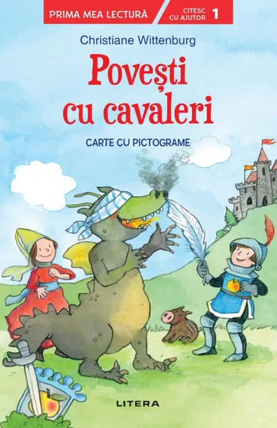 Povesti cu cavaleri. Carte cu pictograme. Citesc cu ajutor (Nivelul 1)
