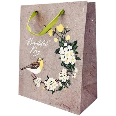 Pungi Cadou Medii, Bird in Ring, 20 x 25 x 10 cm, Perfecto
