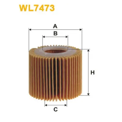 Filtru ulei WIX FILTERS WL7473