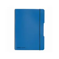 Caiet My.Book Flex A5, 40file, Herlitz albastru deschis transparent, matematica