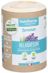 Lavandă bio, 60 capsule, Nat&Form