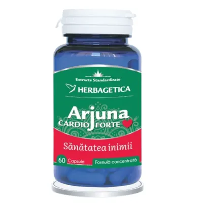 Arjuna Cardioforte, Herbagetica | 60 capsule