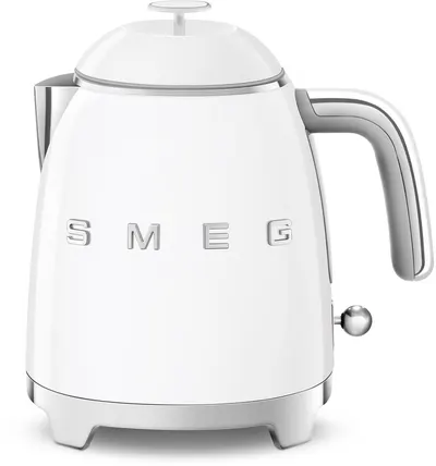Fierbător electric Smeg - KLF05 mini, 1400W, 0.8 l, alb