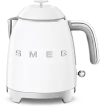 Fierbător electric Smeg - KLF05 mini, 1400W, 0.8 l, alb