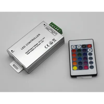 Controller banda LED RGB, 12V, 144W, telecomanda IR 24 taste