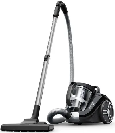 Aspirator Rowenta fara sac - RO4B75EA, filtrare in 3 trepte, negru
