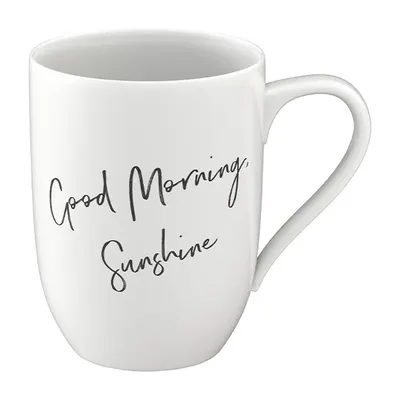 Cana GOOD MORNING SUNSHINE, 290 ml, alb, portelan