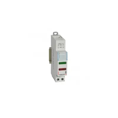Double LED indicator - verde + rosu 12/48 V~ - 1 module