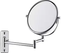 Oglinda cosmetica Duravit D-Code 0099121000, montare pe perete, 200 mm, metal, Crom lucios