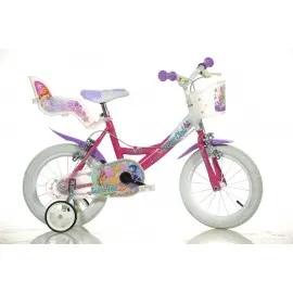 Bicicleta copii 3-5 ani, 14 inch, Winx, Dino Bikes DB144R WX7