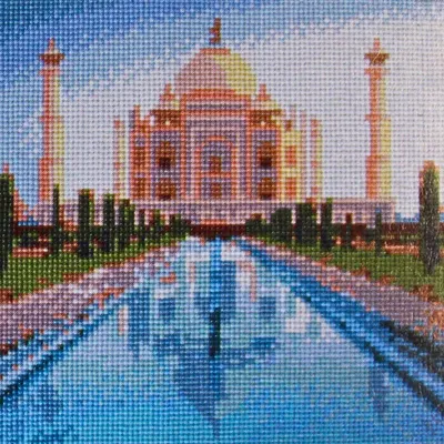 Set broderie diamante 5D 30x40cm Taj Mahal