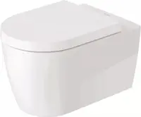 Vas WC Duravit Me by Starck 45290900A1, suspendat, Rimless, capac SoftClose, Alb