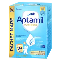 Formula de lapte pentru copii de varsta mica 2-3 ani NUTRI-BIOTIK 2+, 1200g, Aptamil