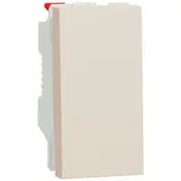 Intrerupator cu revenire 10A 1 modul Schneider Noua Unica NU310644, bej