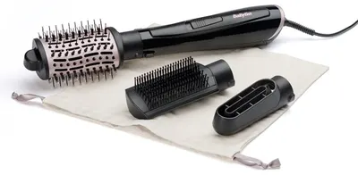 Perie electrică de păr BaByliss - Style Smooth AS128E, 1000 W, 4 trepte, neagră