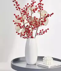 Vază Morello - 25 х 8 cm, alba