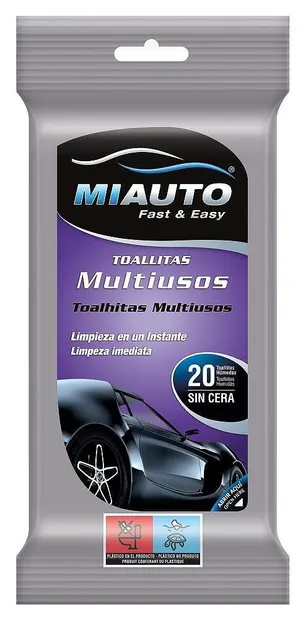 Șervețele umede pentru automobil Mikasa - Miauto, 20 buc