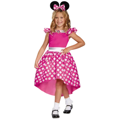 Costum Minnie Roz 5-6 Ani