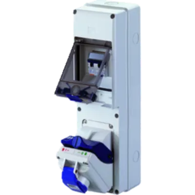 Combibloc Asd - Surface Montarea - 1 Socket Outlet 2p + E 16a Ip44