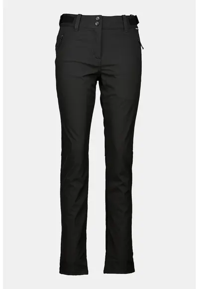 Pantaloni cu buzunre cu fermoar pentru drumetii Katy - Negru