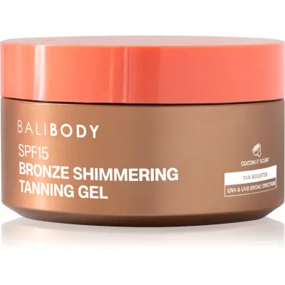 Bali Body Shimmering Tanning Gel gel pentru plaja SPF 15 150 g