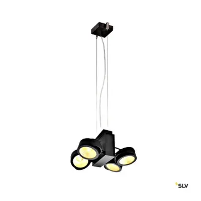TEC KALU CW, LED Indoor, quad, black, 24°, 3000K