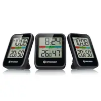 Set 3 statii meteo Bresser Termo/Hygro 7000016CM3000, negru