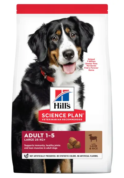 Hrana uscata caini, Hill's Science Plan Canine Adult Large Breed Lamb and Rice, 14 kg