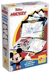 Set școală de buzunar pentru desen Lisciani Giochi - Mickey Mouse