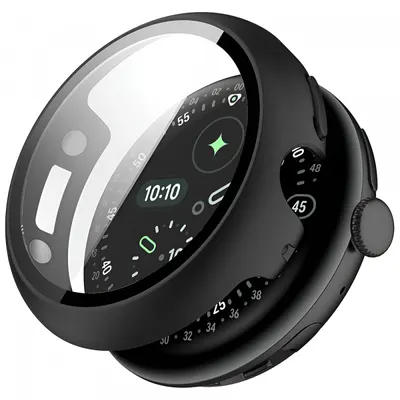 Husa Techsuit Defense360 Pro pentru Google Pixel Watch 4 45mm, Neagra