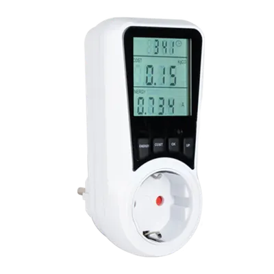Contor Energie Electrica cu Montare in Priza Schuko – Eficienta si Control al Consumului Energetic 16A 230V