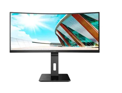Monitor Gaming AOC CU34P2A, 34", 3440 x 1440 pixeli, Black, 3 ani Garantie
