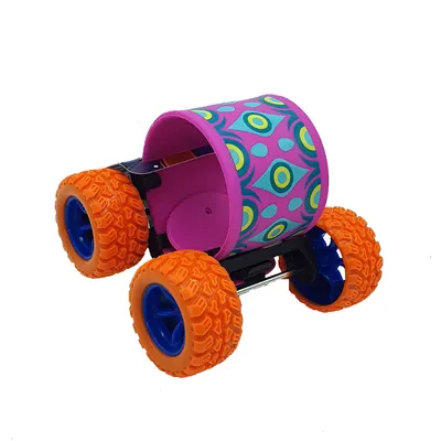 Jucarie Skateboard flexibil cu pull back Orange