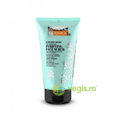 Scrub Purificator pentru Ten Mixt sau Sensibil Iceland Moss 150ml